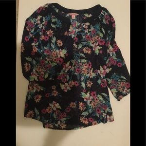 Candie’s 3/4 sleeve Blouse (Jr) small